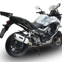 GPR auspuff kompatibel mit  Honda Crossrunner 800 Vfr 800 X 2017-2020, Albus Evo4, Zugelassener legaler Slip-On-Auspuff mit Abe, einschließlich abnehmbarem DB-Killer und Verbindungsrohr 