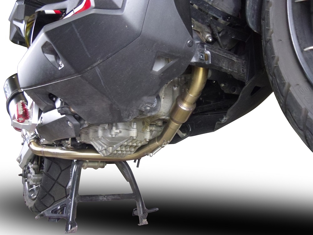 GPR auspuff kompatibel mit  Honda X-Adv 750 2016-2020, Decatalizzatore, Decat Pipe, Katalysatorabscheider, artikel ohne Genehmigung 