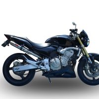 GPR auspuff kompatibel mit  Honda Hornet Cb 600 F 2003-2006, Deeptone Inox, Zugelassener legaler Slip-On-Auspuff mit Abe, einschließlich abnehmbarem DB-Killer,katakysator und Verbindungsrohr 
