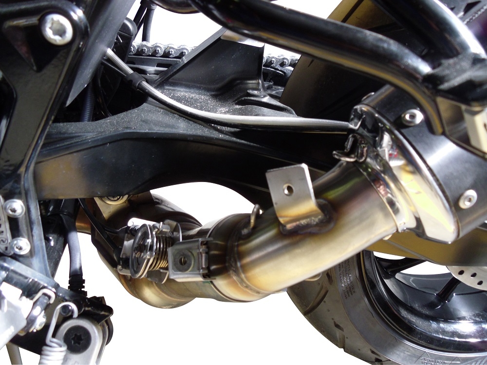 GPR auspuff kompatibel mit  Husqvarna Nuda 900 - Nuda 900 R 2012-2013, Furore Nero, Rennauspuff, mit Verbindungsrohren, Artikel ohne Genehmigung 
