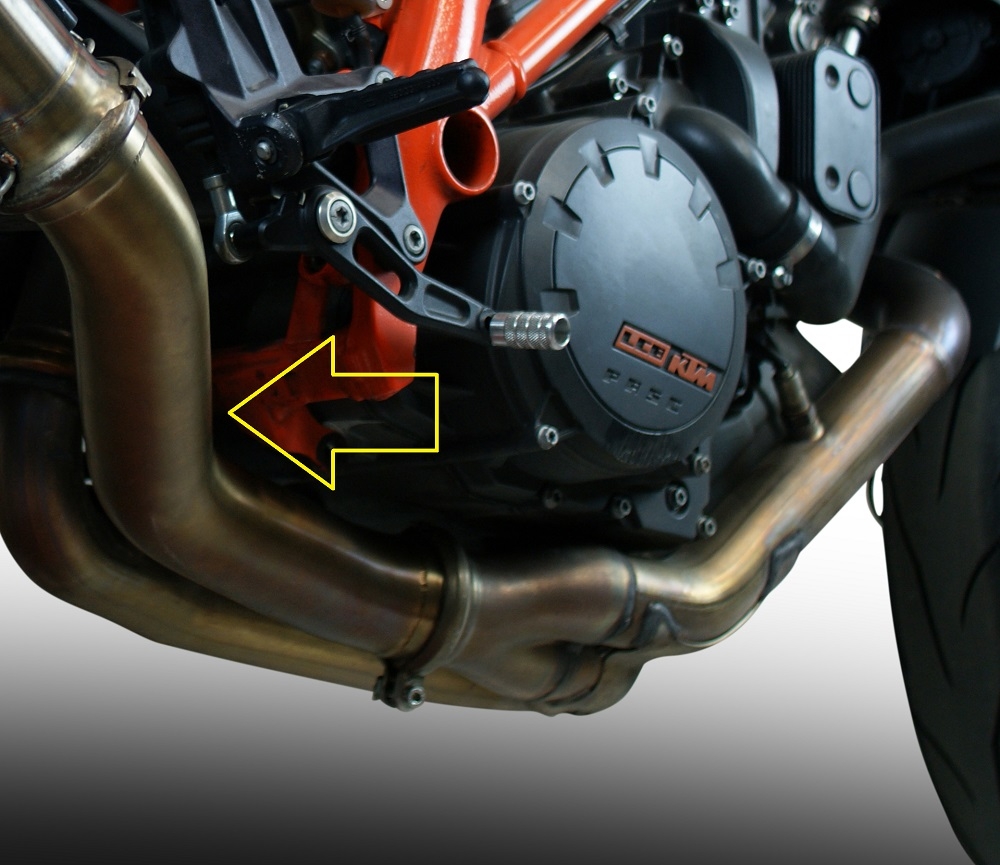 GPR auspuff kompatibel mit  Ktm Super Duke 1290 R  2017-2019, Decatalizzatore, Decat Pipe, Katalysatorabscheider, artikel ohne Genehmigung 