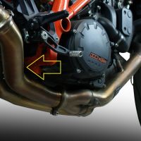 GPR auspuff kompatibel mit  Ktm Super Duke 1290 R  2014-2016, Decatalizzatore, Decat Pipe, Katalysatorabscheider, artikel ohne Genehmigung 