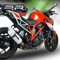 GPR auspuff kompatibel mit  Ktm Super Duke 1290 R  2017-2019, Albus Evo4, Zugelassener legaler Slip-On-Auspuff mit Abe, einschließlich abnehmbarem DB-Killer und Verbindungsrohr 