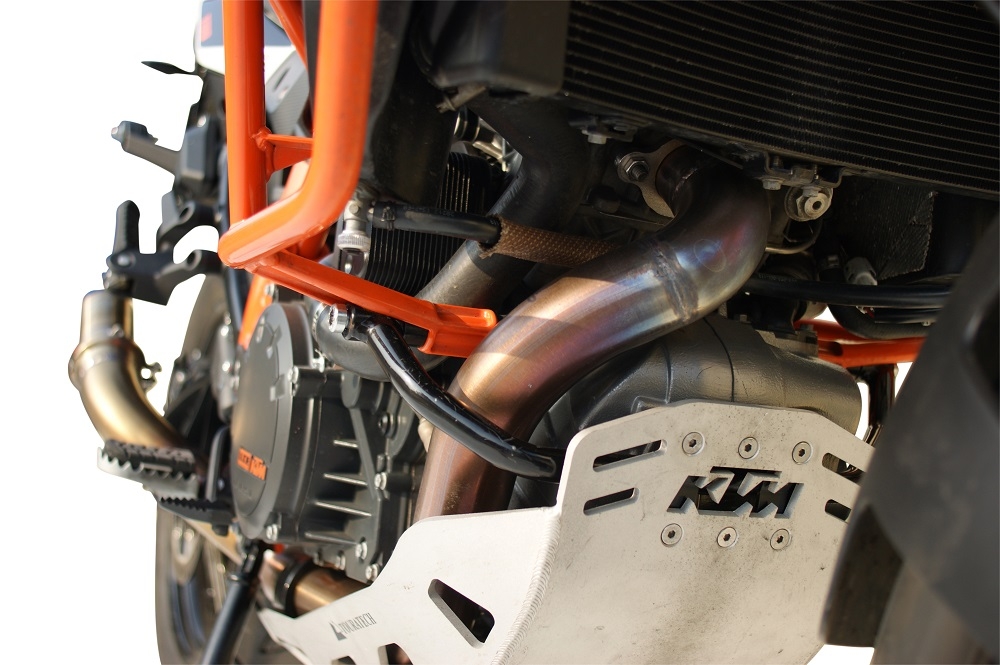GPR auspuff kompatibel mit  Ktm Lc 8 Adventure 1190  2013-2016, Decatalizzatore, Decat Pipe, Katalysatorabscheider, artikel ohne Genehmigung 