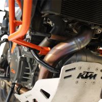 GPR auspuff kompatibel mit  Ktm Lc 8 Adventure 1190  2013-2016, Decatalizzatore, Decat Pipe, Katalysatorabscheider, artikel ohne Genehmigung 