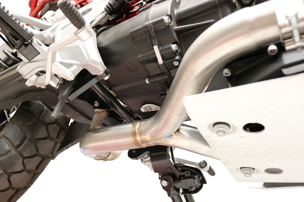 GPR auspuff kompatibel mit  Moto Guzzi V85 TT 2019-2020, Decatalizzatore, Decat Pipe, Katalysatorabscheider, artikel ohne Genehmigung 