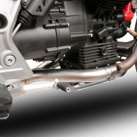 GPR auspuff kompatibel mit  Moto Guzzi V85 TT 2019-2020, Decatalizzatore, Decat Pipe, Katalysatorabscheider, artikel ohne Genehmigung 