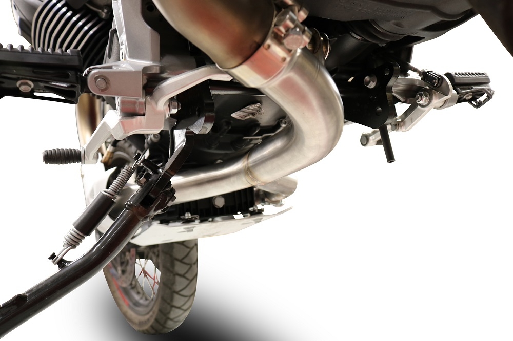 GPR auspuff kompatibel mit  Moto Guzzi V85 TT 2019-2020, Decatalizzatore, Decat Pipe, Katalysatorabscheider, artikel ohne Genehmigung 