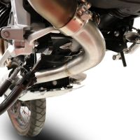 GPR auspuff kompatibel mit  Moto Guzzi V85 TT 2019-2020, Decatalizzatore, Decat Pipe, Katalysatorabscheider, artikel ohne Genehmigung 