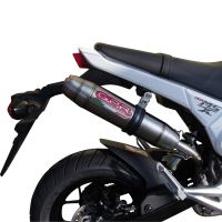 GPR auspuff kompatibel mit  Honda Msx - Grom 125  2013-2017, Deeptone Inox, Kompletter Rennauspuff, geliefert mit spezifischem Krümmer, Artikel ohne Homologation 