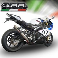 GPR auspuff kompatibel mit  Bmw S 1000 RR -M  2015-2016, Deeptone Inox, Rennauspuff, mit Verbindungsrohren, Artikel ohne Genehmigung 