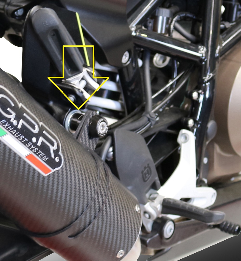 GPR auspuff kompatibel mit  Husqvarna Vitpilen 701 2018-2020, Decatalizzatore, Decat Pipe, Katalysatorabscheider, artikel ohne Genehmigung 