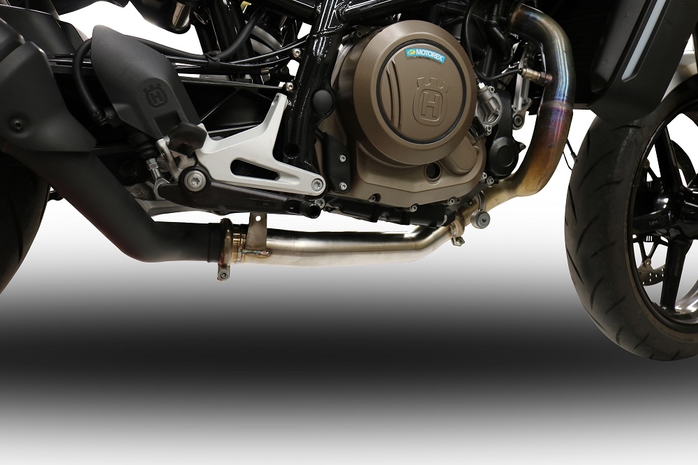 GPR auspuff kompatibel mit  Husqvarna Vitpilen 701 2018-2020, Decatalizzatore, Decat Pipe, Katalysatorabscheider, artikel ohne Genehmigung 