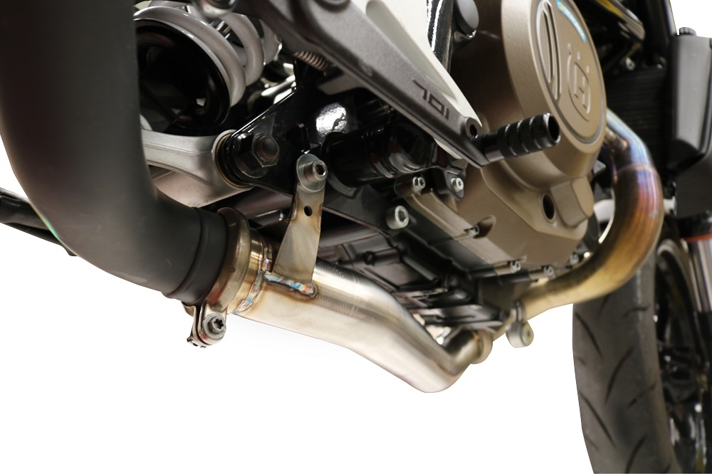 GPR auspuff kompatibel mit  Husqvarna Vitpilen 701 2018-2020, Decatalizzatore, Decat Pipe, Katalysatorabscheider, artikel ohne Genehmigung 