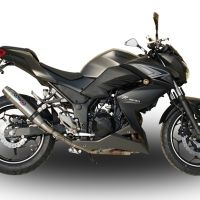 GPR auspuff kompatibel mit  Kawasaki Z 300 2014-2017, Deeptone Inox, Rennauspuff, mit Verbindungsrohren, Artikel ohne Genehmigung 