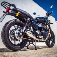 GPR auspuff kompatibel mit  Triumph Street Twin 900 2020-2021, Vintacone, Doppelt homologierter legaler Slip-On-Auspuff mit ABE, einschließlich abnehmbarer DB-Killer und verbindungsrohre 