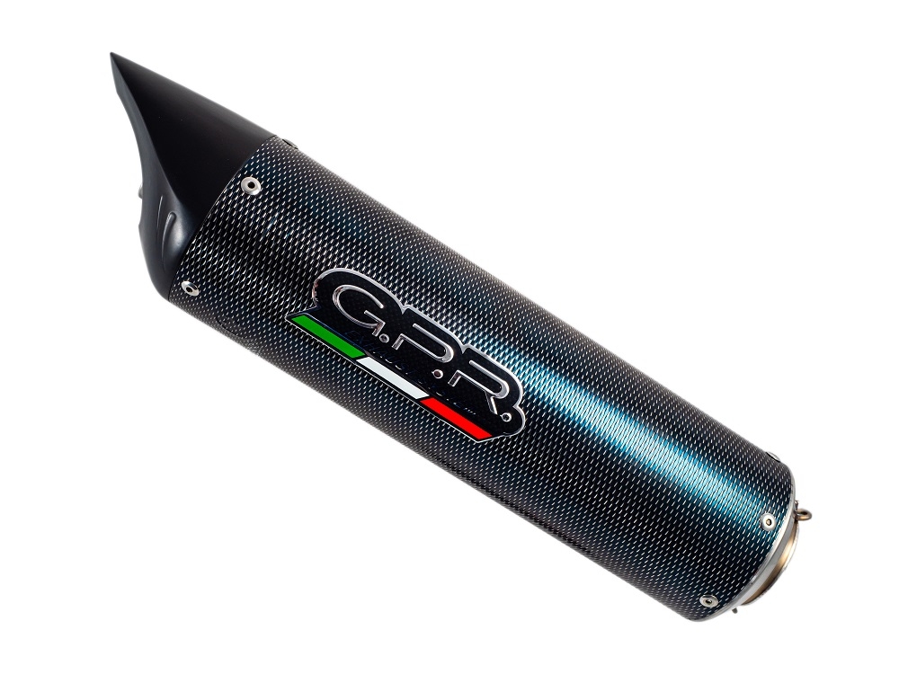 GPR auspuff kompatibel mit  Honda Cbr 1000 Rr 2004-2007, Tiburon Poppy, Rennauspuff, mit Verbindungsrohren, Artikel ohne Genehmigung 
