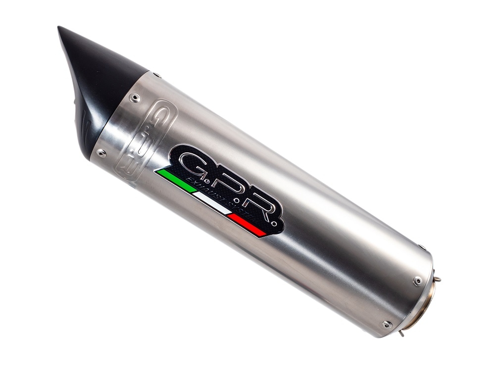 GPR auspuff kompatibel mit  Honda Cbr 600 Rr  2007-2018, Tiburon Titanium, Rennauspuff, mit Verbindungsrohren, Artikel ohne Genehmigung 