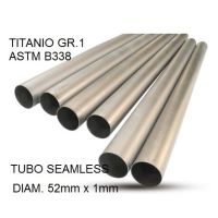 GPR auspuff kompatibel mit  Cafè Racer Cafè Racer 1-, Tubo titanio seamless D. 52mm X 1mm L.1000mm,  