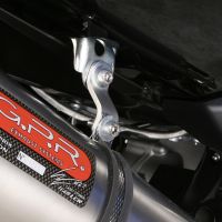GPR auspuff kompatibel mit  Yamaha T-Max 560 2022-2024, Furore Nero, Racing-Komplettsystem-Auspuff, einschließlich Krümmer und abnehmbarem DB-Killer 
