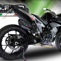 GPR auspuff kompatibel mit  Ktm Duke 790 2017-2020, Furore Nero, Rennauspuff, mit Verbindungsrohren, Artikel ohne Genehmigung 