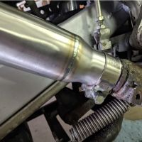 GPR auspuff kompatibel mit  Honda Transalp Xl 600 V 1996-1999, Ghisa , Zugelassener legaler Slip-On-Auspuff mit Abe, einschließlich abnehmbarem DB-Killer und Verbindungsrohr 