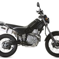 GPR auspuff kompatibel mit  Yamaha Tricker 250 2005-2008, Albus Ceramic, Zugelassener legaler Slip-On-Auspuff mit Abe, einschließlich abnehmbarem DB-Killer und Verbindungsrohr 