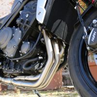 GPR auspuff kompatibel mit  Triumph Trident 660 2021-2024, M3 Inox , Racing-Komplettsystem-Auspuff, einschließlich Krümmer und abnehmbarem DB-Killer 