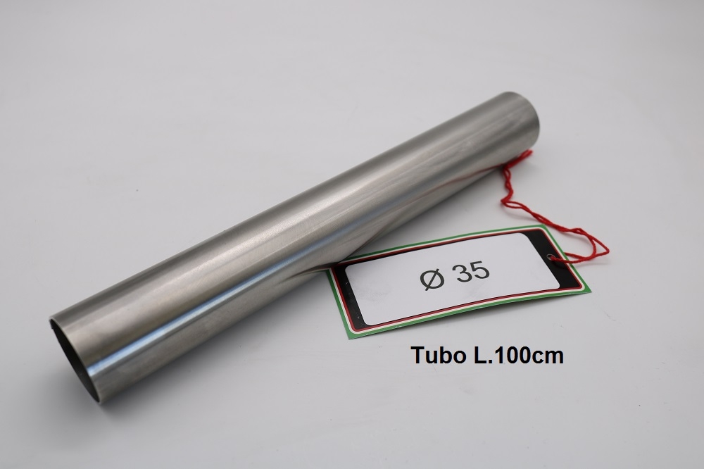 GPR auspuff kompatibel mit  Cafè Racer Cafè Racer 1-, Tubo inox D. 35mm X 1mm L.1000mm,  
