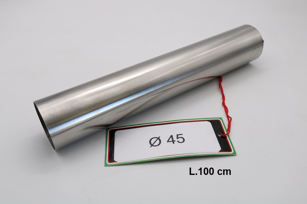 GPR auspuff kompatibel mit  Cafè Racer Cafè Racer 1-, Tubo inox D. 45mm X 1mm L.1000mm,  