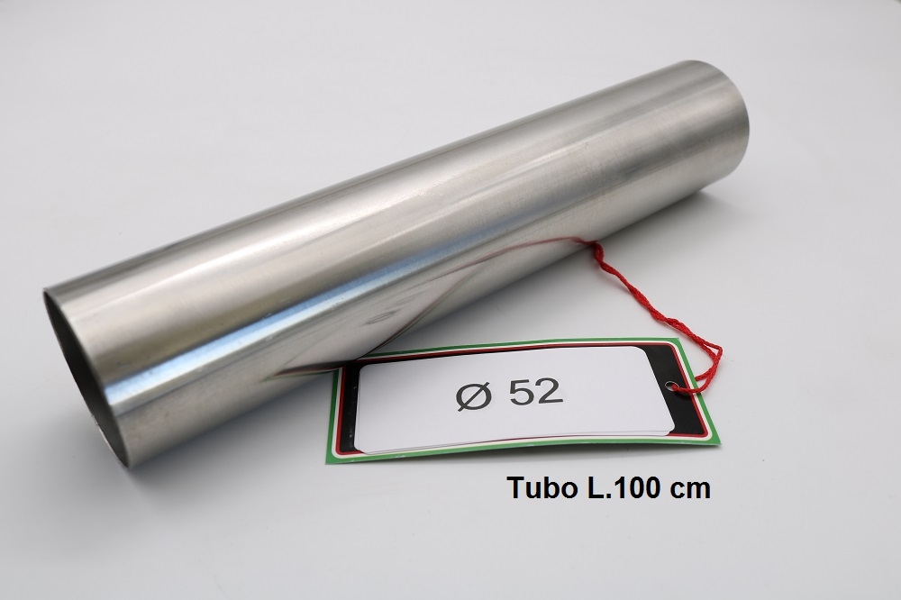 GPR auspuff kompatibel mit  Cafè Racer Cafè Racer 1-, Tubo inox D. 52mm X 1mm L.1000mm,  