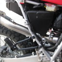 GPR auspuff kompatibel mit  Honda Xr 650 L 1993-2025, Furore Nero, Zugelassener legaler Slip-On-Auspuff mit Abe, einschließlich abnehmbarem DB-Killer und Verbindungsrohr 