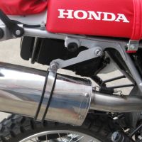 GPR auspuff kompatibel mit  Honda Xr 650 L 1993-2025, Furore Nero, Zugelassener legaler Slip-On-Auspuff mit Abe, einschließlich abnehmbarem DB-Killer und Verbindungsrohr 
