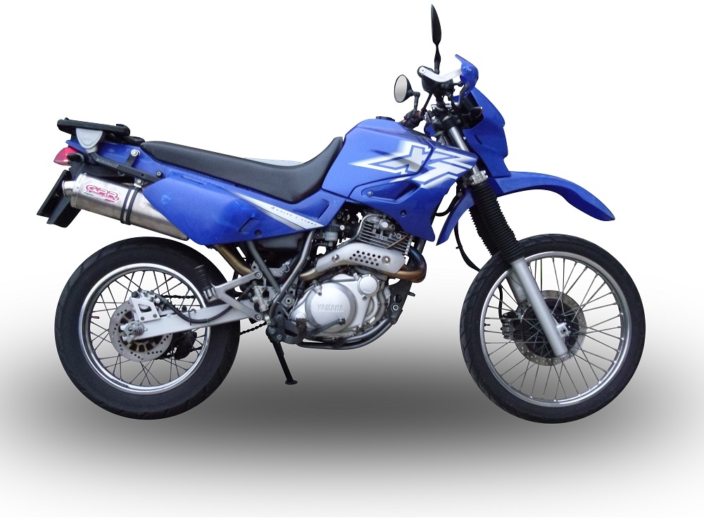 GPR auspuff kompatibel mit  Yamaha Xt 600 - E - K 1985-2002, Trioval, Zugelassener legaler Slip-On-Auspuff mit Abe, einschließlich abnehmbarem DB-Killer und Verbindungsrohr 