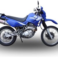 GPR auspuff kompatibel mit  Yamaha Xt 600 - E - K 1985-2002, Trioval, Zugelassener legaler Slip-On-Auspuff mit Abe, einschließlich abnehmbarem DB-Killer und Verbindungsrohr 