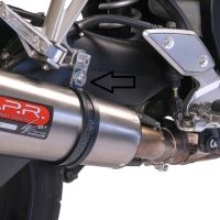 GPR auspuff kompatibel mit  Yamaha Yzf R6 2003-2005, Furore Nero, Zugelassener legaler Slip-On-Auspuff mit ABE, inklusive abnehmbarem DB-Killer, Verbindungsrohr und Katalysator 