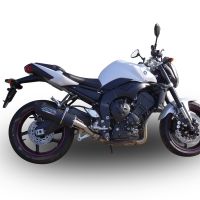GPR auspuff kompatibel mit  Yamaha Yzf R6 2003-2005, Furore Nero, Zugelassener legaler Slip-On-Auspuff mit ABE, inklusive abnehmbarem DB-Killer, Verbindungsrohr und Katalysator 
