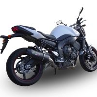 GPR auspuff kompatibel mit  Yamaha Yzf R6 2003-2005, Furore Nero, Zugelassener legaler Slip-On-Auspuff mit ABE, inklusive abnehmbarem DB-Killer, Verbindungsrohr und Katalysator 