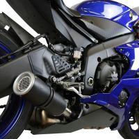 GPR auspuff kompatibel mit  Yamaha Yzf R6 2017-2025, M3 Black Titanium, Zugelassener legaler Slip-On-Auspuff mit Abe, einschließlich abnehmbarem DB-Killer und Verbindungsrohr 