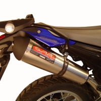 GPR auspuff kompatibel mit  Yamaha Xt 660 X-R  2004-2014, Trioval, Doppelt homologierter legaler Slip-On-Auspuff mit ABE, einschließlich abnehmbarer DB-Killer, Link Pipes und Katalysatoren 