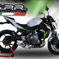 GPR auspuff kompatibel mit  Kawasaki Z 650 2017-2020, Albus Evo4, Homologierte auspuff mit verbindungsrohr und katalysator 