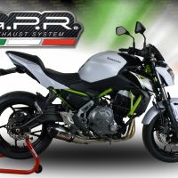 GPR auspuff kompatibel mit  Kawasaki Z 650 2021-2022, New Grand Prix Evo Titanium, Homologierte auspuff mit verbindungsrohr und katalysator 