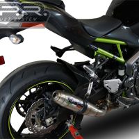 GPR auspuff kompatibel mit  Kawasaki Z 900 2017-2019, Deeptone Inox, Zugelassener legaler Slip-On-Auspuff mit Abe, einschließlich abnehmbarem DB-Killer und Verbindungsrohr 