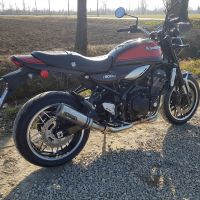 GPR auspuff kompatibel mit  Kawasaki Z 900 RS 2018-2020, M3 Titanium Natural, Zugelassener legaler Slip-On-Auspuff mit Abe, einschließlich abnehmbarem DB-Killer und Verbindungsrohr 
