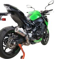 GPR auspuff kompatibel mit  Kawasaki Z 900 2021-2024, M3 Inox , Zugelassener legaler Slip-On-Auspuff mit Abe, einschließlich abnehmbarem DB-Killer und Verbindungsrohr 