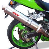 GPR auspuff kompatibel mit  Kawasaki ZX-12R 2000-2006, Inox Tondo, Abgasschalldämpfer, ABE-geprüft, Montage mit speziellem Flansch 