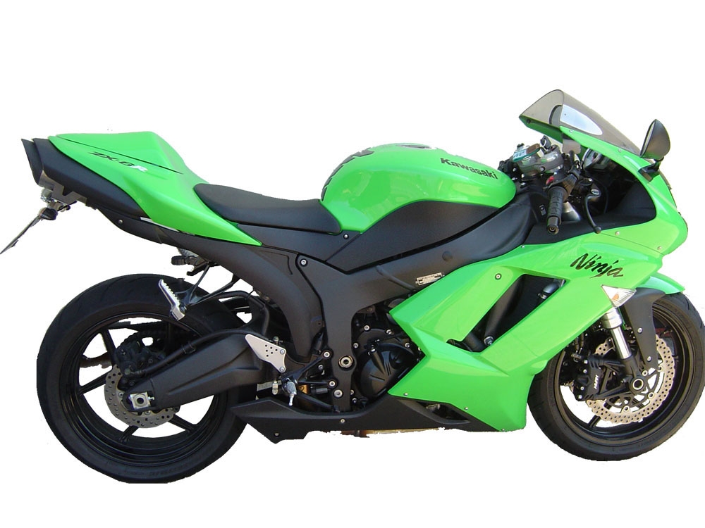 GPR auspuff kompatibel mit  Kawasaki Zx-6R  2007-2008, Tiburon Titanium, Zugelassener legaler Slip-On-Auspuff mit Abe, einschließlich abnehmbarem DB-Killer und Verbindungsrohr 