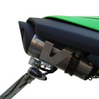 GPR auspuff kompatibel mit  Kawasaki Zx-6R  2007-2008, Tiburon Titanium, Zugelassener legaler Slip-On-Auspuff mit Abe, einschließlich abnehmbarem DB-Killer und Verbindungsrohr 