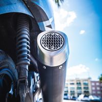 GPR auspuff kompatibel mit  Suzuki Burgman 200 I.E. 2007-2013, Evo4 Road, Homologierte auspuff mit verbindungsrohr und katalysator 