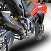 GPR auspuff kompatibel mit  Ducati Multistrada 950 2017-2020, New Grand Prix Evo Poppy, Zugelassener legaler Mid-Full-Systemauspuff mit ABE, einschließlich abnehmbarem DB-Killer und Katalysator 